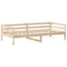 Multi-inzetbare slaapbank van massief grenenhout met open zijdeur - Bedden & bedframes