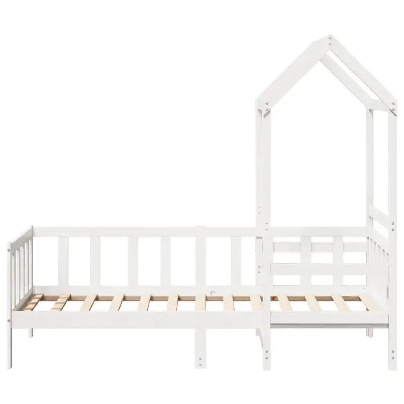 Multifunctioneel bed en bank in massief Grenenhout met open zijdeur - Bedden & bedframes
