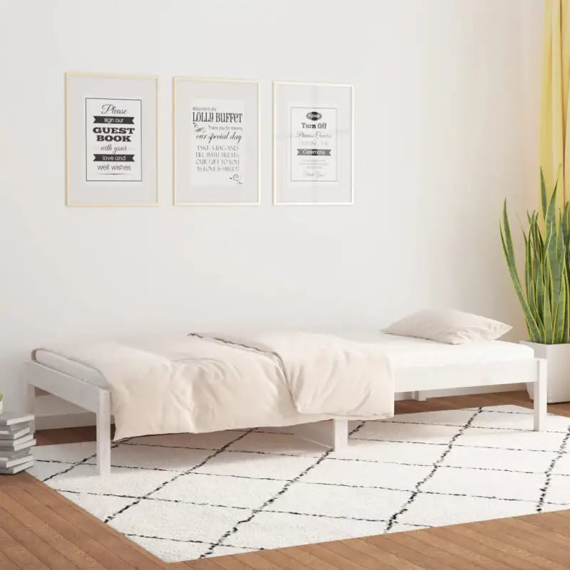 Multifunctioneel bed en bank in massief grenenhout voor slaap of lounge - Bedden & bedframes