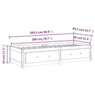 Multifunctioneel bed en bank van massief grenenhout - Bedden & bedframes