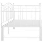 Multifunctioneel bedbank met afmetingen geschikt voor gasten en dagelijks gebruik - Wit - Bedden & bedframes