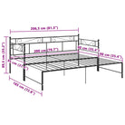 Multifunctioneel bedbank met comfortabele zithoogte en afmetingen bed - Bedden & bedframes