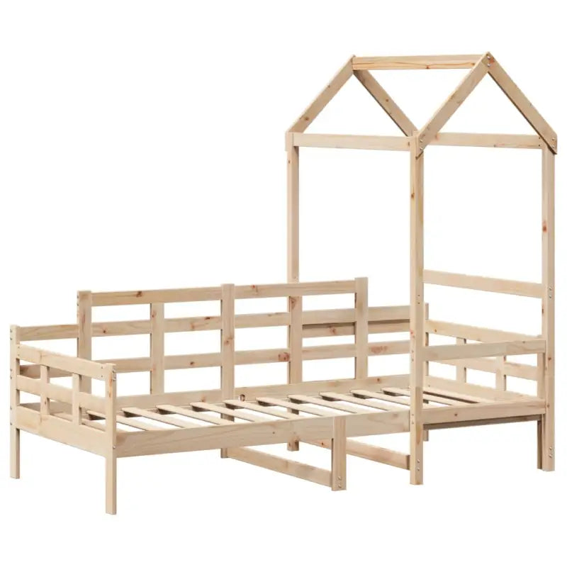 Multifunctioneel bedframe van massief grenenhout met open zijdeur - Bedden & bedframes