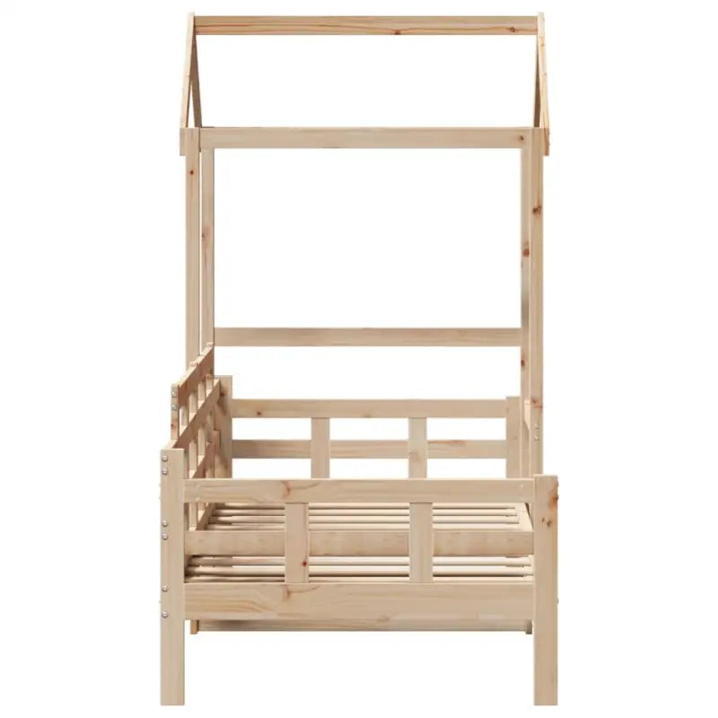 Multifunctioneel bedframe van massief grenenhout met open zijdeur - Bedden & bedframes