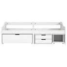 Multifunctioneel slaapbank met massief grenenhout en praktische kleine lade - Bedden & bedframes