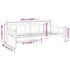 Multifunctioneel slaapbank van massief grenenhout voor gastenovernachtingen - Bedden & bedframes