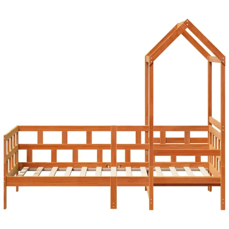 Multifunctioneel slaapbank van massief grenenhout met open zijdeur - Bedden & bedframes