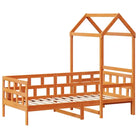 Multifunctioneel slaapbank van massief grenenhout met open zijdeur - Bedden & bedframes