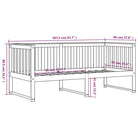 Multifunctioneel slaapbank van massief grenenhout voor slaapkamer en woonkamer - Bedden & bedframes