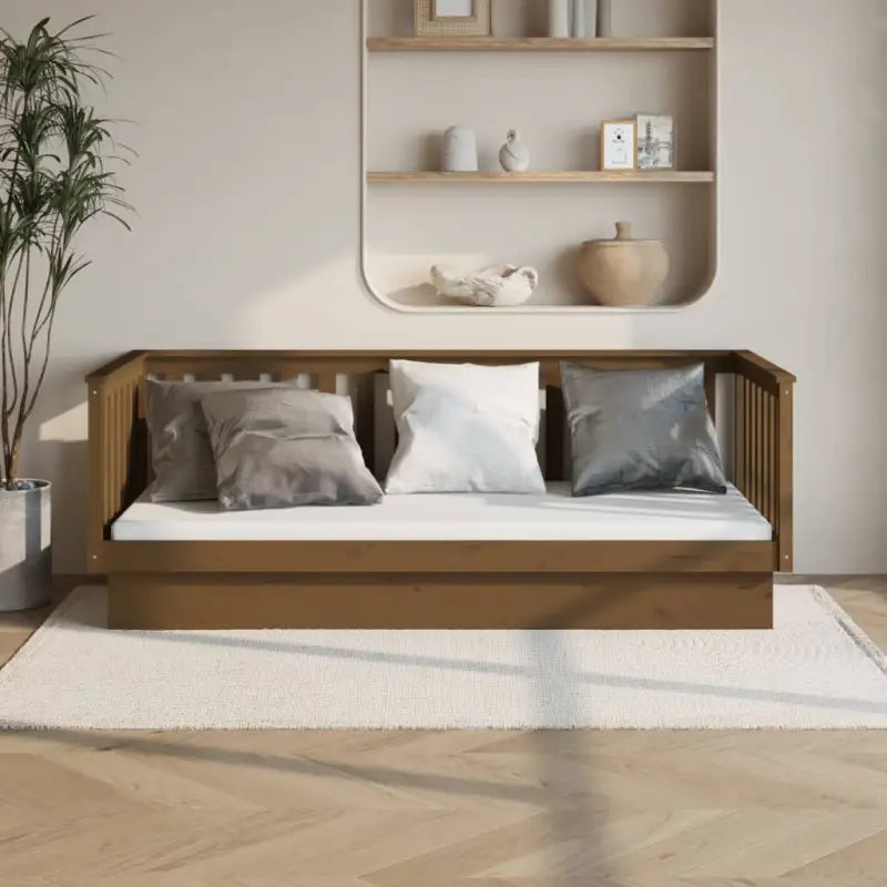 Multifunctioneel slaapbank van massief grenenhout voor slaapkamer en woonkamer - Bedden & bedframes