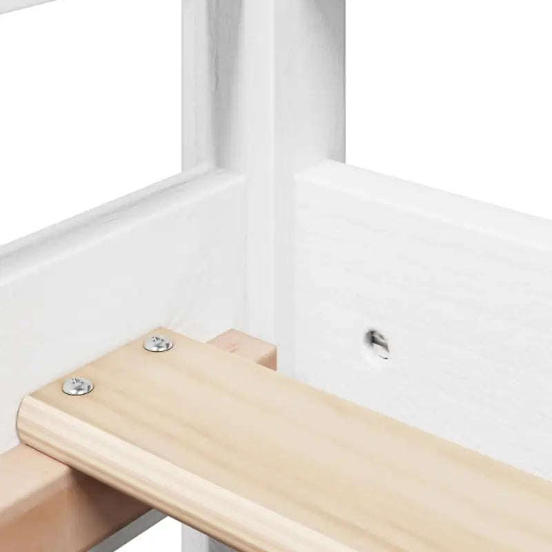 Multifunctioneel witte bank en bed van massief grenenhout - Bedden & bedframes