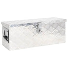 Multifunctionele Aluminium Opbergbox met praktische handgreep voor opslag - Zilver / 60 x 23.5 x 23 cm / 1