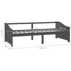 Multifunctionele bedbank van massief grenenhout voor elke ruimte - Bedden & bedframes