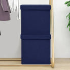 Multifunctionele inklapbare opbergkrukken en klapstoelen - Blauw / 2 - Klapstoelen & krukken