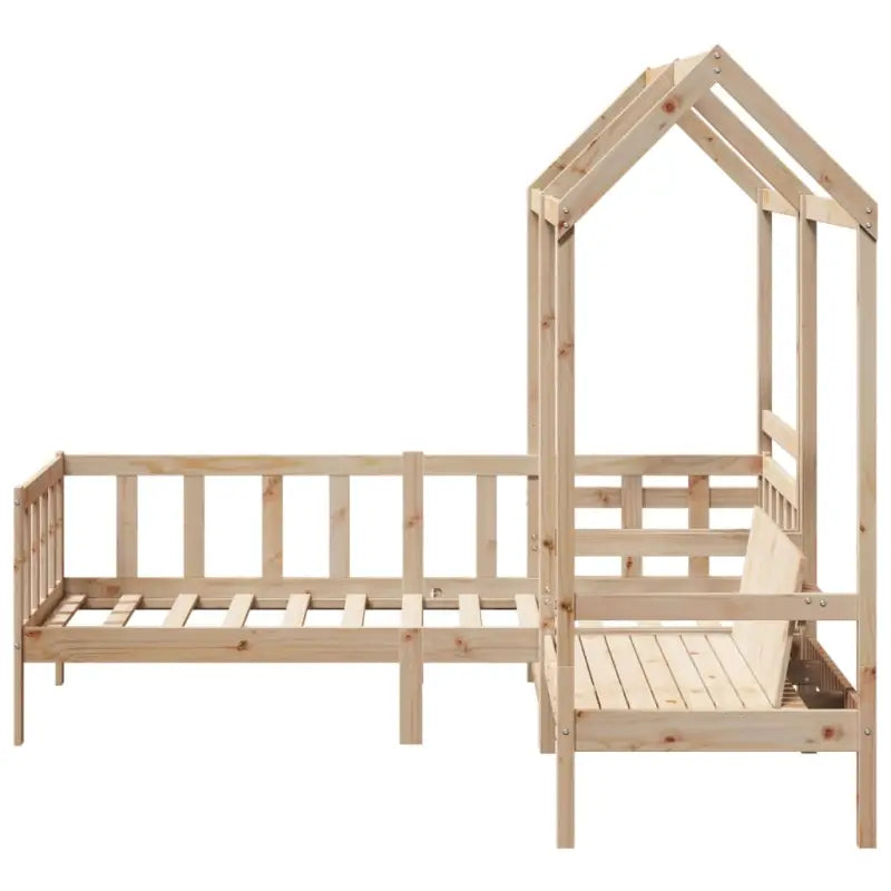 Multifunctionele massief grenenhouten slaapbank en bank voor slaapkamer of woonkamer - Bedden & bedframes