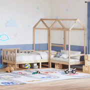 Multifunctionele massief grenenhouten slaapbank en bank voor slaapkamer en woonkamer - Naturel / 90 x 200 cm - Bedden &