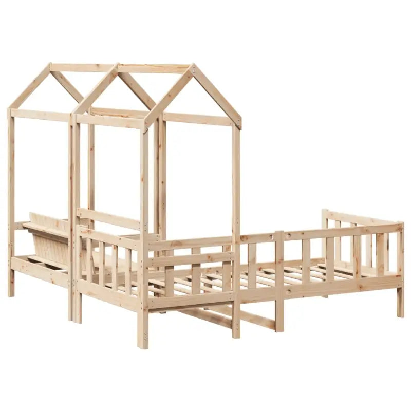 Multifunctionele massief grenenhouten slaapbank en bank voor slaapkamer of woonkamer - Bedden & bedframes