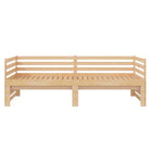 Multifunctionele massief grenenhouten slaapbank met totale afmetingen - Bedden & bedframes