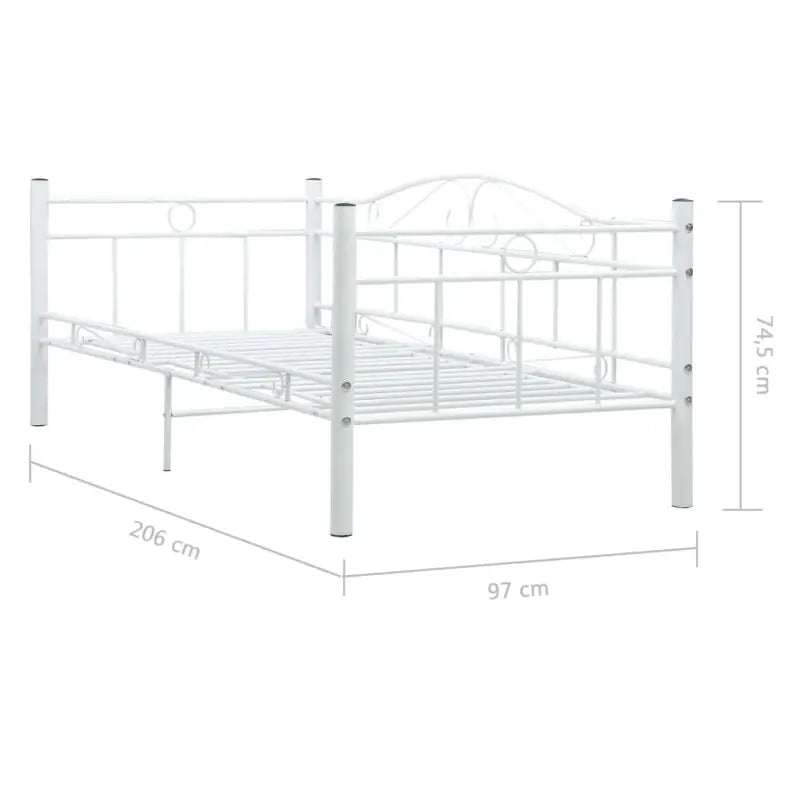 Multifunctionele metalen slaapbank voor dagelijks gebruik en gasten logement - Bedden & bedframes