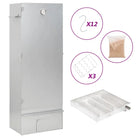 Multifunctionele rookoven met koude rookgenerator en gegalvaniseerd staal - 44.5 x 29 x 110 cm (27 x 27 x 4.5 cm)