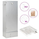 Multifunctionele rookoven met koude rookgenerator en gegalvaniseerd staal - 44.5 x 29 x 110 cm (21 x 21 x 4.5 cm)