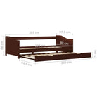 Multifunctionele slaapbank met onderste bed voor elk interieur - Bedden & bedframes