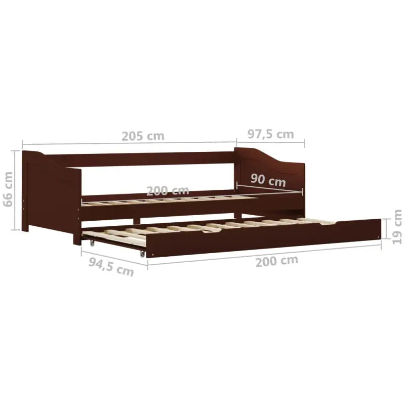 Multifunctionele slaapbank met onderste bed voor elk interieur - Bedden & bedframes
