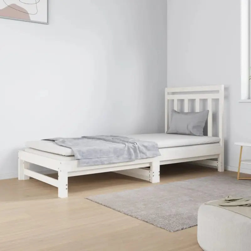 Multifunctionele slaapbank van massief grenenhout met aanpasbare afmetingen - Bedden & bedframes