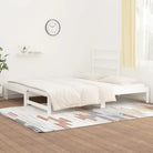 Multifunctionele slaapbank van massief grenenhout met ideale afmetingen - Bedden & bedframes