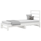 Multifunctionele slaapbank van massief grenenhout met ideale afmetingen - Bedden & bedframes