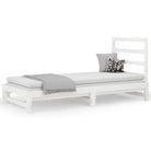 Multifunctionele slaapbank van massief grenenhout met ideale afmetingen - Bedden & bedframes