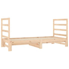 Multifunctionele slaapbank van massief grenenhout met levering bevat - Bedden & bedframes