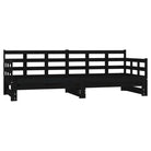 Multifunctionele slaapbank van massief Grenenhout met nette totale afmetingen - Bedden & bedframes