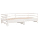 Multifunctionele slaapbank van massief grenenhout met optimale afmetingen - Bedden & bedframes