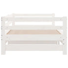Multifunctionele slaapbank van massief grenenhout met optimale afmetingen - Bedden & bedframes