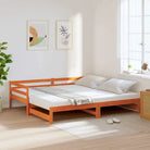 Multifunctionele slaapbank van massief grenenhout met optimale afmetingen - Wasbruin / 90 x 200 cm - Bedden & bedframes