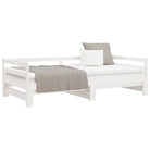 Multifunctionele slaapbank van massief grenenhout met optimale afmetingen - Bedden & bedframes