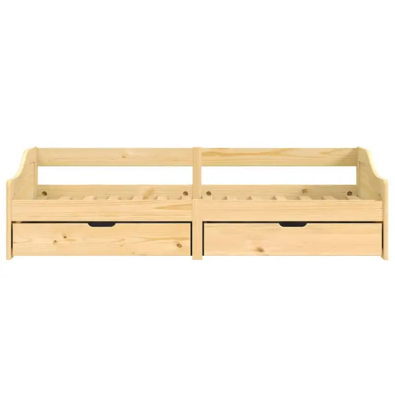 Multifunctionele slaapbank van massief grenenhout voor slaap en lounge - Bedden & bedframes