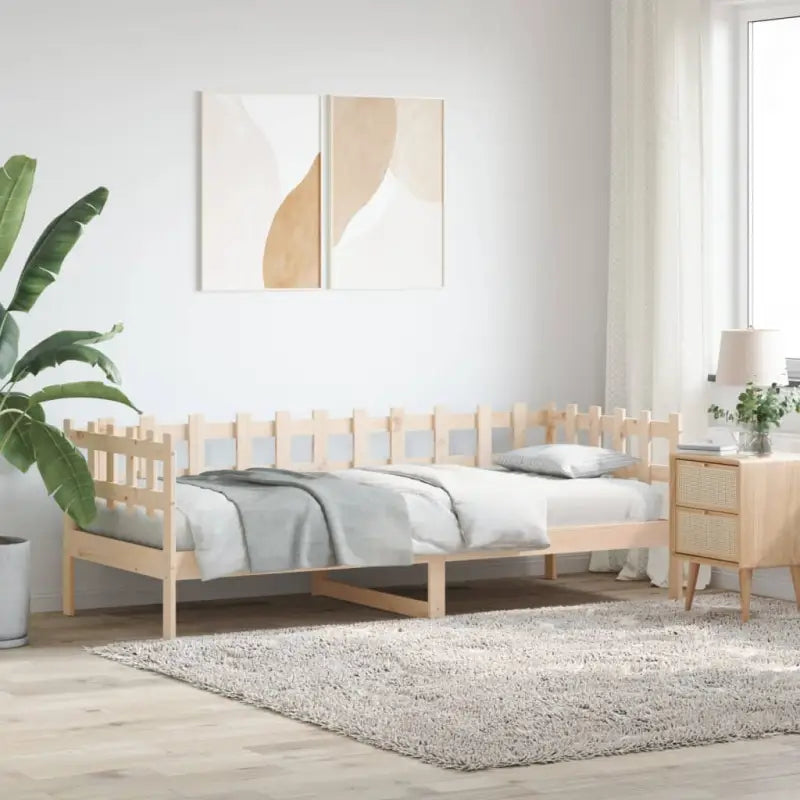 Multifunctionele slaapbank van massief grenenhout voor slaapkamer en woonkamer - Bedden & bedframes