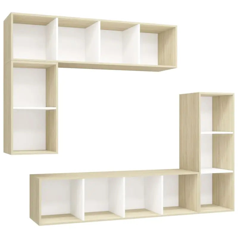 Muur Vast Tv Meubel met Opbergruimte - Tv-meubels