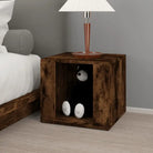 Nachtkastje met bewerkt hout en tijdloos elegant ontwerp - Nachtkastjes