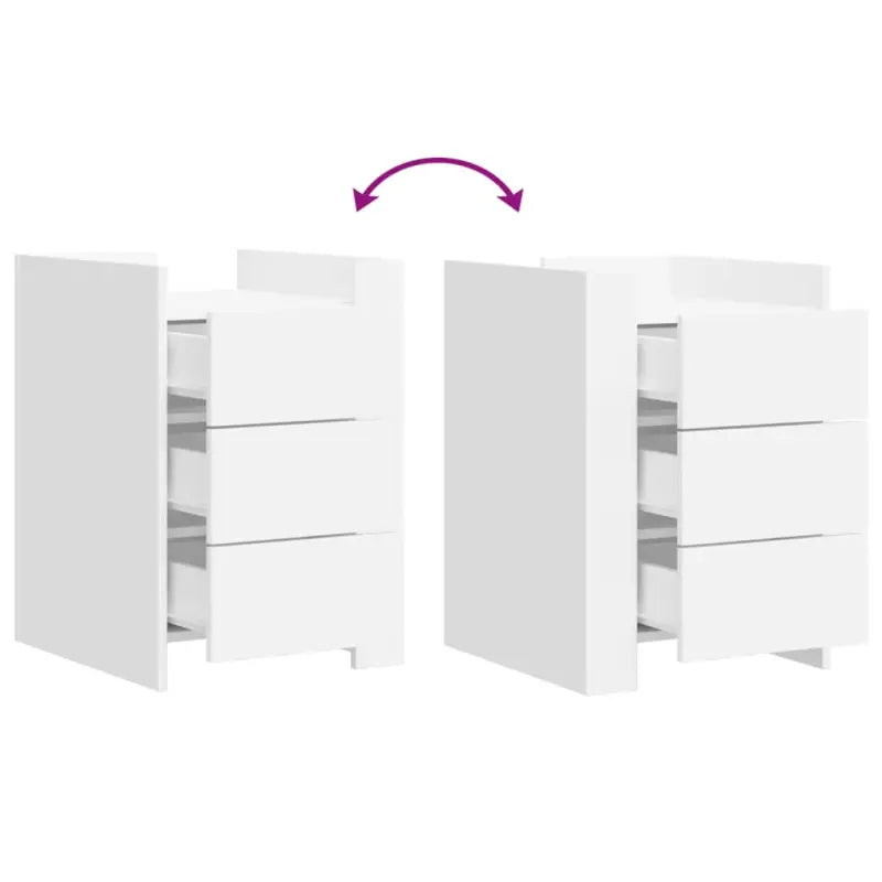 Nachtkastje met bewerkt hout voor een tijdloze interieur look - Nachtkastjes