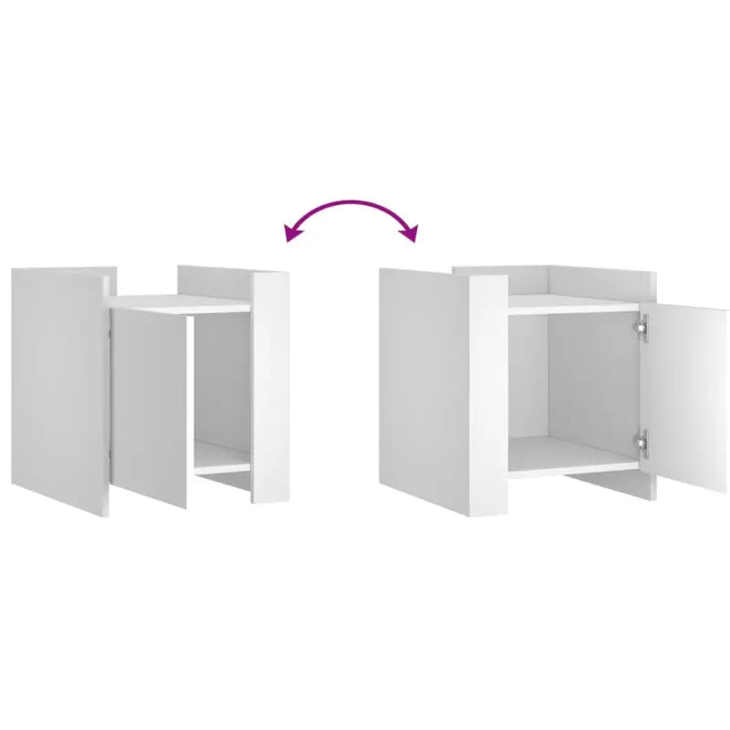 Nachtkastje met bewerkt hout voor een tijdloze uitstraling - Nachtkastjes