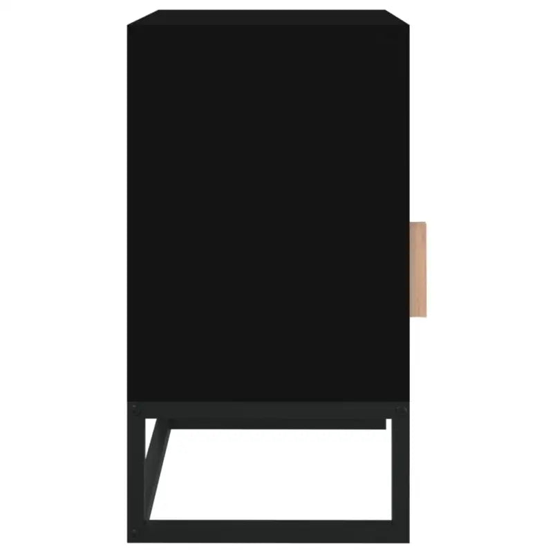 Nachtkastje met metalen poten en bewerkt hout in Scandinavisch design - Nachtkastjes