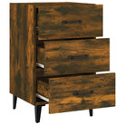 Nachtkastje van bewerkt hout met elegant en tijdloos ontwerp - Nachtkastjes