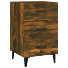 Nachtkastje van bewerkt hout met elegant en tijdloos ontwerp - Nachtkastjes