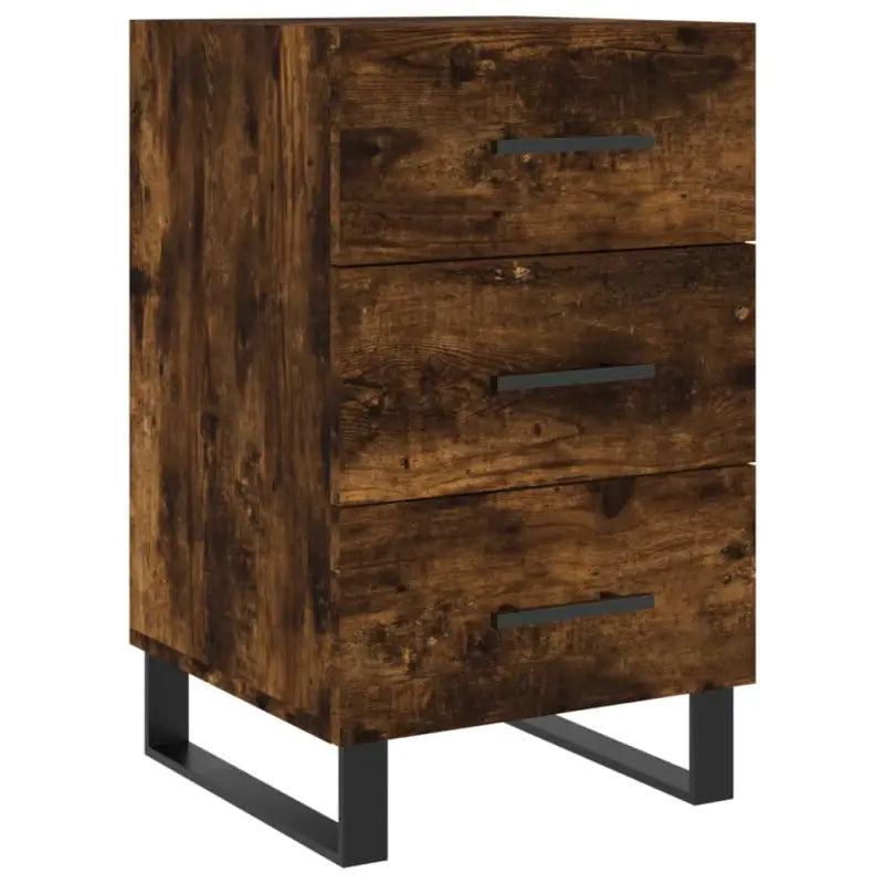 Nachtkastje van bewerkt hout met moderne charme en duurzame kwaliteit - Nachtkastjes