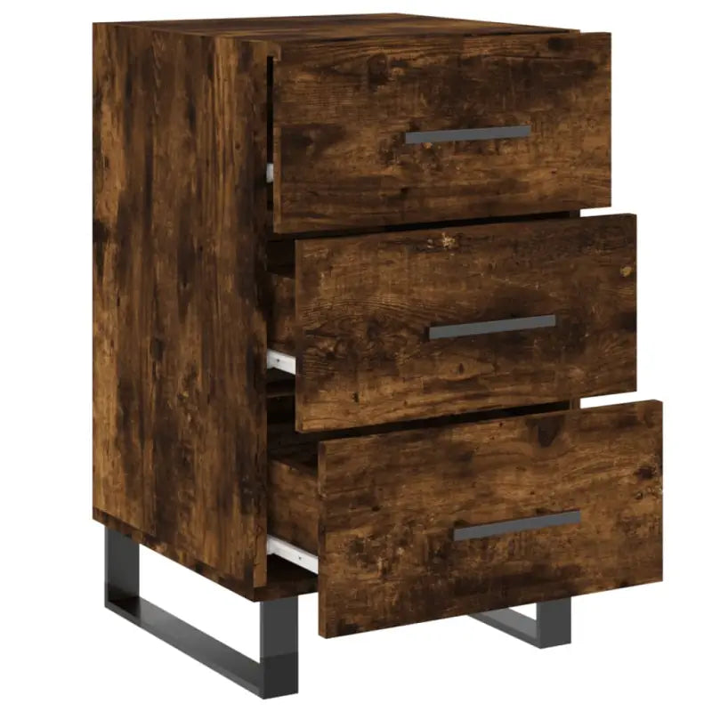 Nachtkastje van bewerkt hout met moderne charme en duurzame kwaliteit - Nachtkastjes