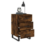 Nachtkastje van bewerkt hout met moderne charme en duurzame kwaliteit - Nachtkastjes