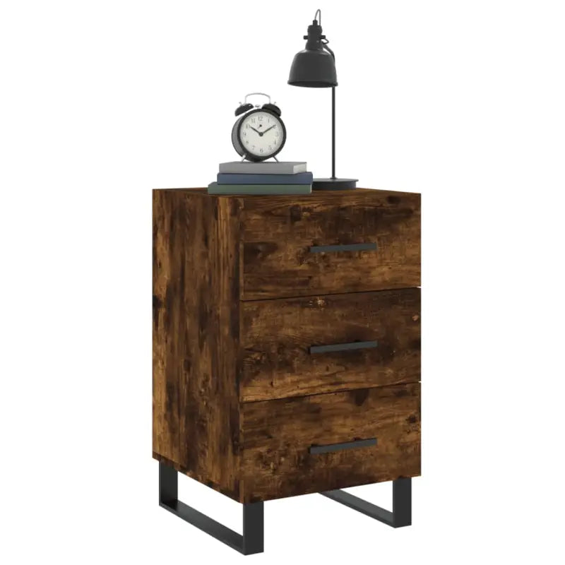Nachtkastje van bewerkt hout met moderne charme en duurzame kwaliteit - Nachtkastjes